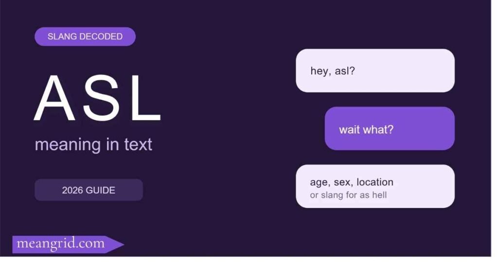 ASL Meaning in Text