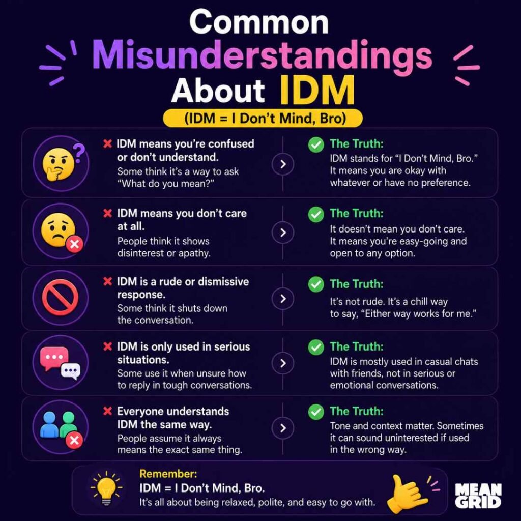 Common Misunderstandings About IDM