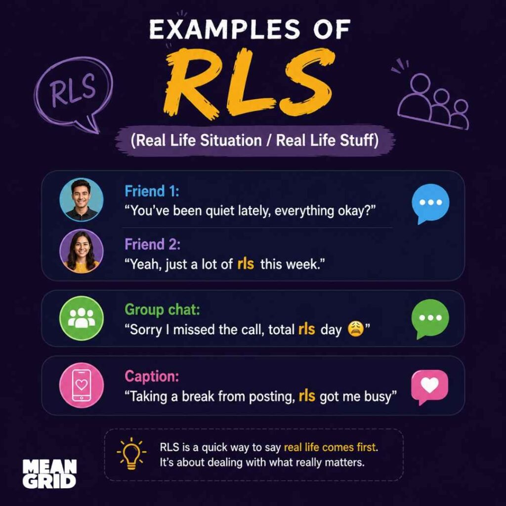 Examples of RLS in Conversation