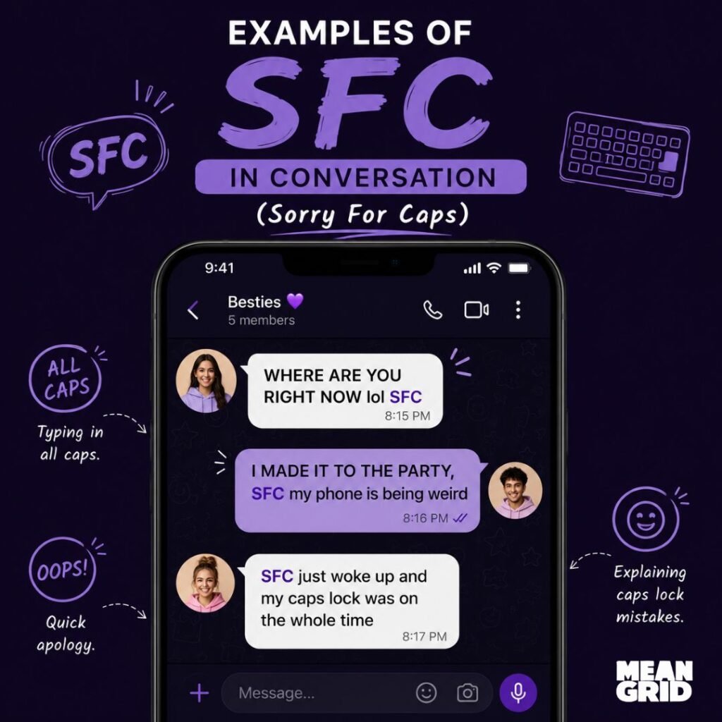 Examples of SFC in Conversation