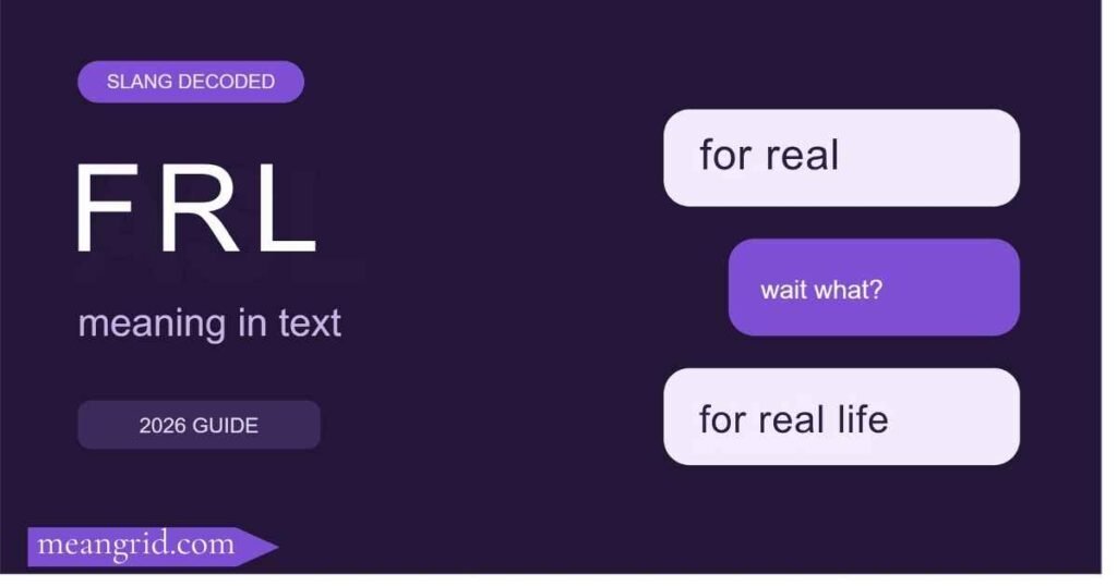 FRL Meaning in Text