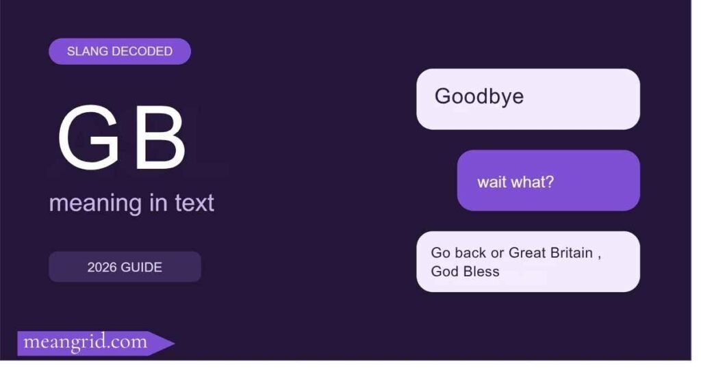 GB Meaning in Text