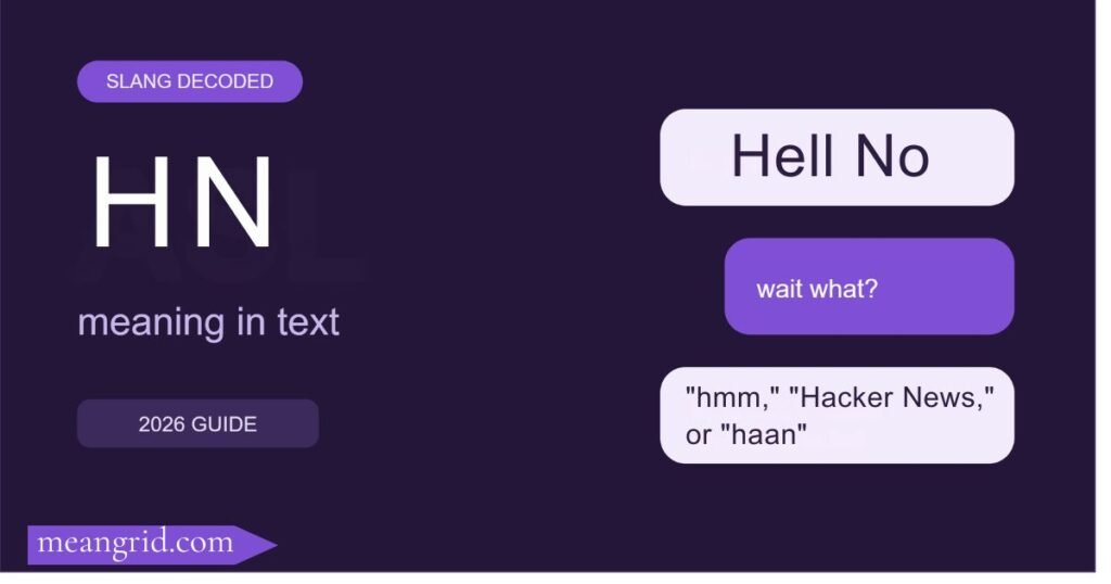 HN Meaning in Text