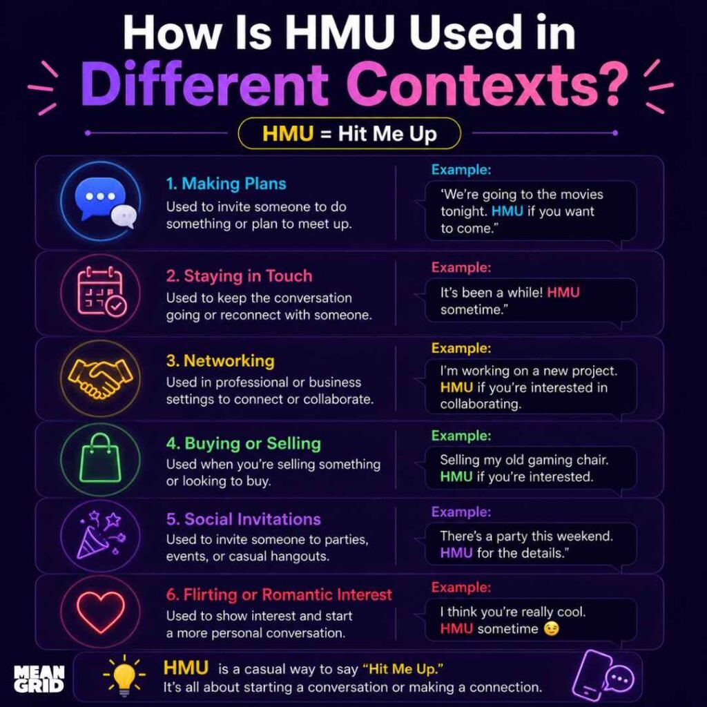 How Is HMU Used in Different Contexts?