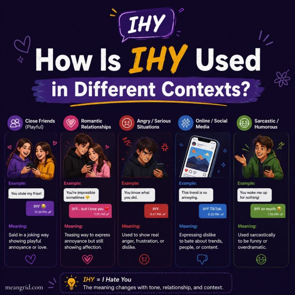 How Is IHY Used in Different Contexts?