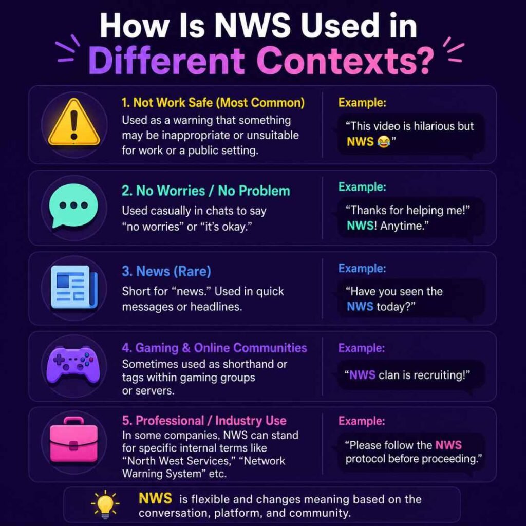 How Is NWS Used in Different Contexts