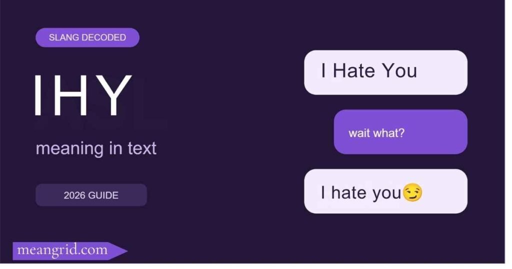 IHY Meaning in Text