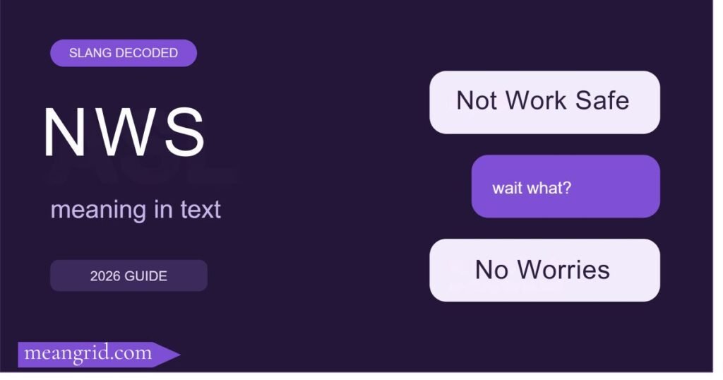 NWS Meaning in Text