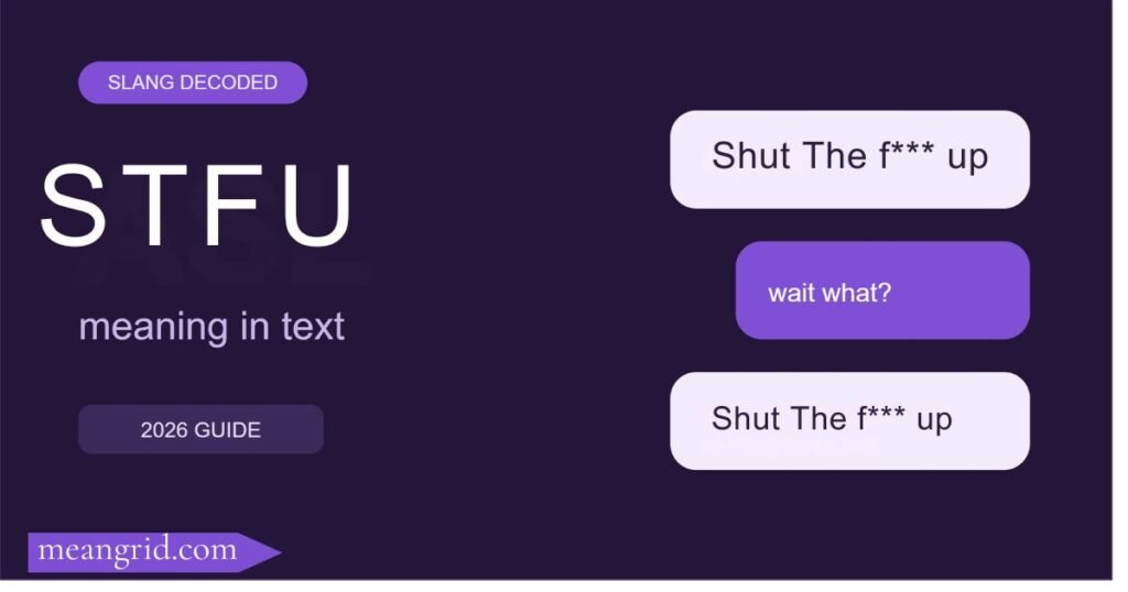 STFU Meaning in Text