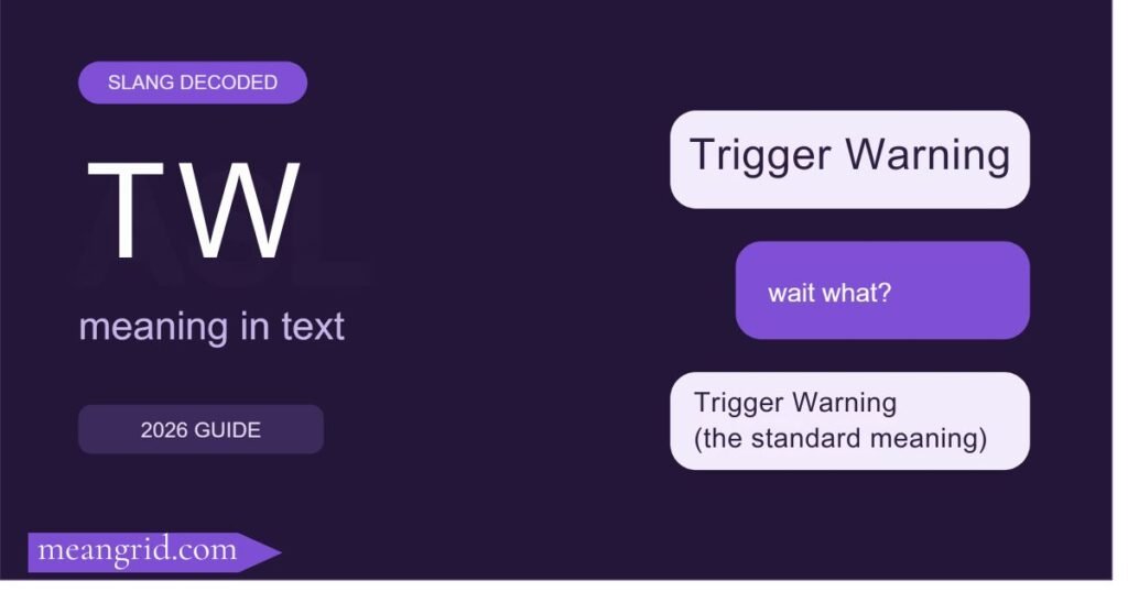 TW Meaning in Text