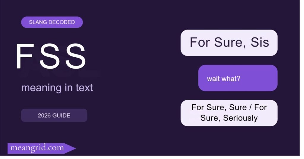 FSS Meaning in Text