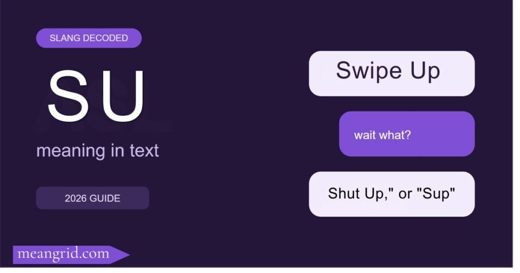 SU Meaning in Text