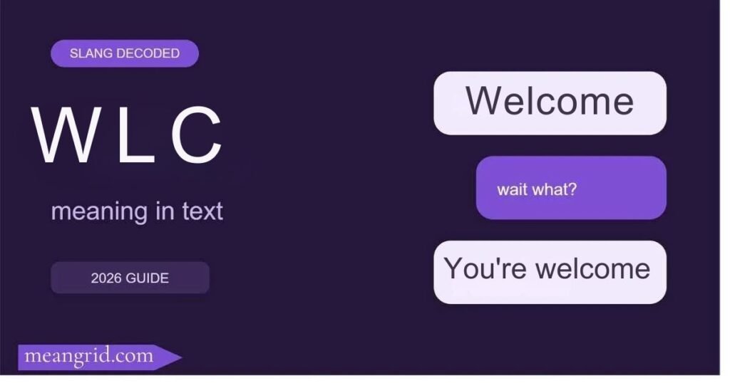 WLC Meaning in Text