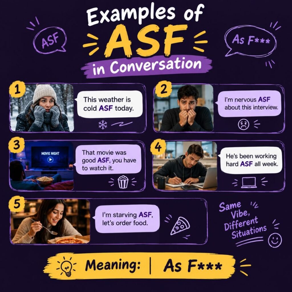 Examples of ASF in Conversation