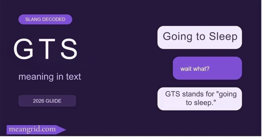 GTS Meaning in Text