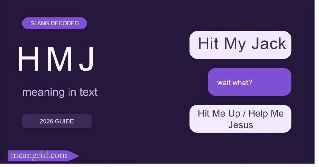 HMJ Meaning in Text