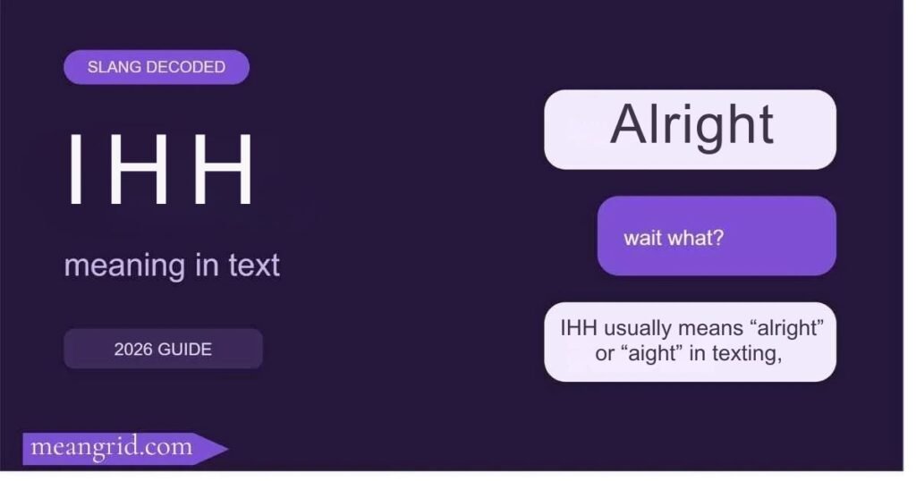 IHH Meaning in Text