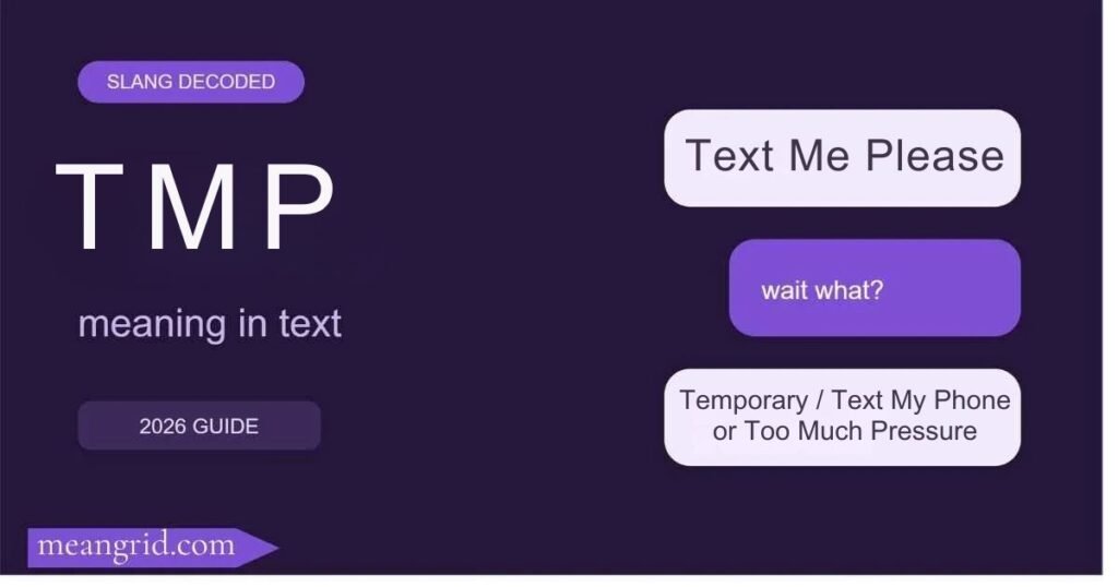 TMP Meaning in Text