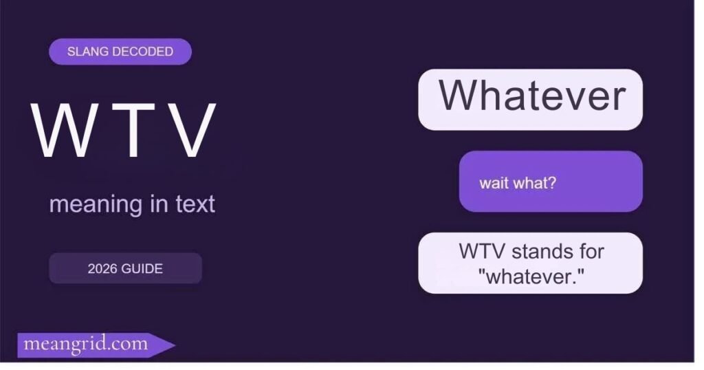 WTV Meaning in Text