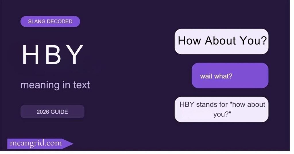 HBY Meaning in Text