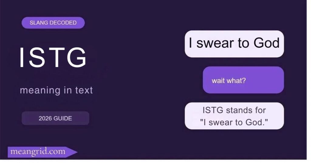 ISTG Meaning in Text